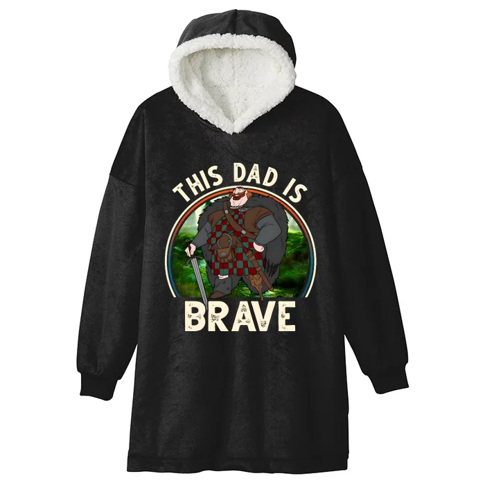 This Dad Is Brave King Fergus Vintage Mug Brave Dad Fathers Day Gift Family Hooded Wearable Blanket