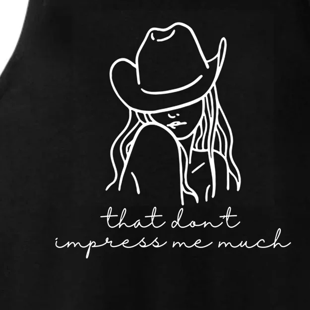 That Dont Impress Me Much Country Girl Ladies Tri-Blend Wicking Tank