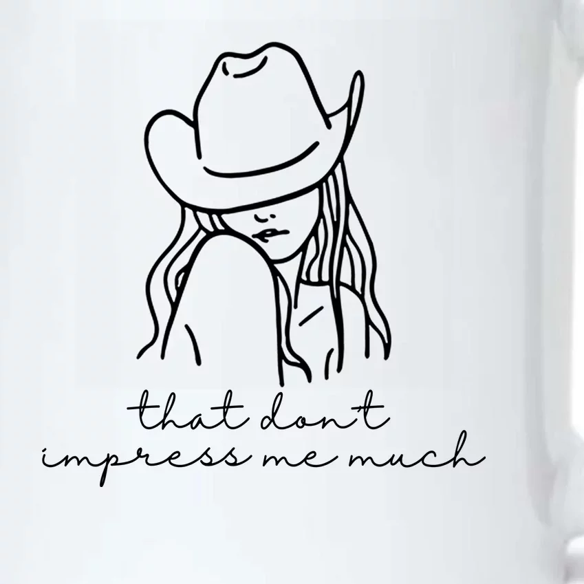 That Dont Impress Me Much Country Girl Black Color Changing Mug