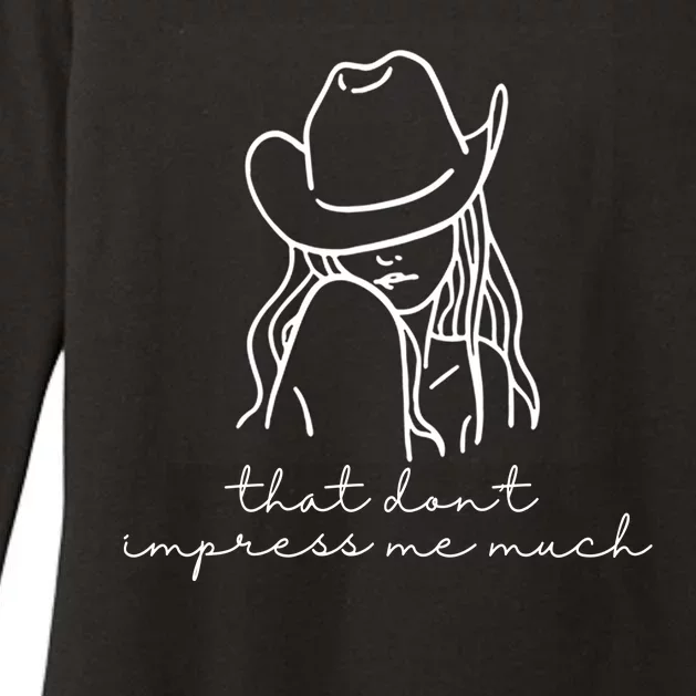 That Dont Impress Me Much Country Girl Womens CVC Long Sleeve Shirt