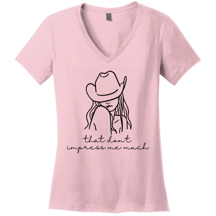 That Dont Impress Me Much Country Girl Women's V-Neck T-Shirt