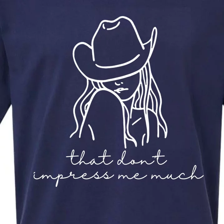 That Dont Impress Me Much Country Girl Sueded Cloud Jersey T-Shirt