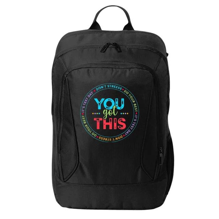 Testing Day Its Test Day You Got This Teacher Student Kids City Backpack