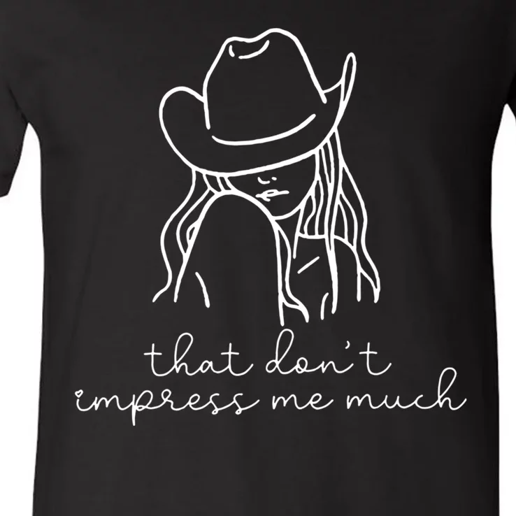 That Dont Impress Me Much V-Neck T-Shirt