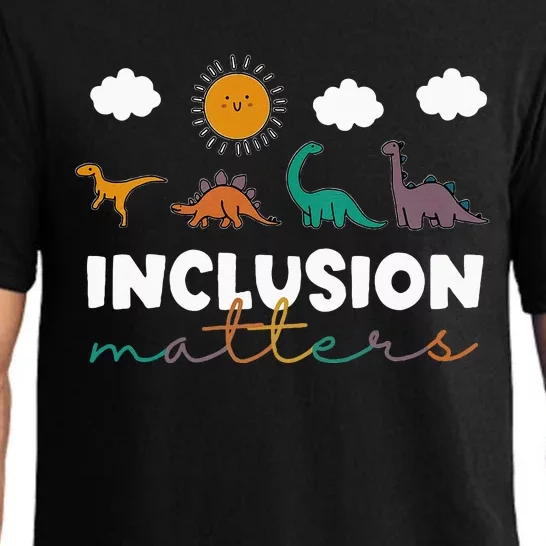 Trex Dinosaur Inclusion Matters Special Education Teacher Pajama Set