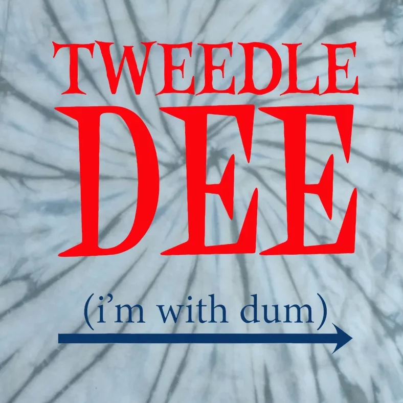 Tweedle Dee IM With Dum Lazy Couple Halloween Tie-Dye T-Shirt