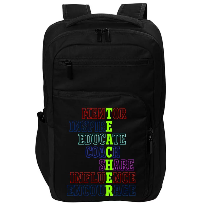 Teacher Definition Inspirational Impact Tech Backpack