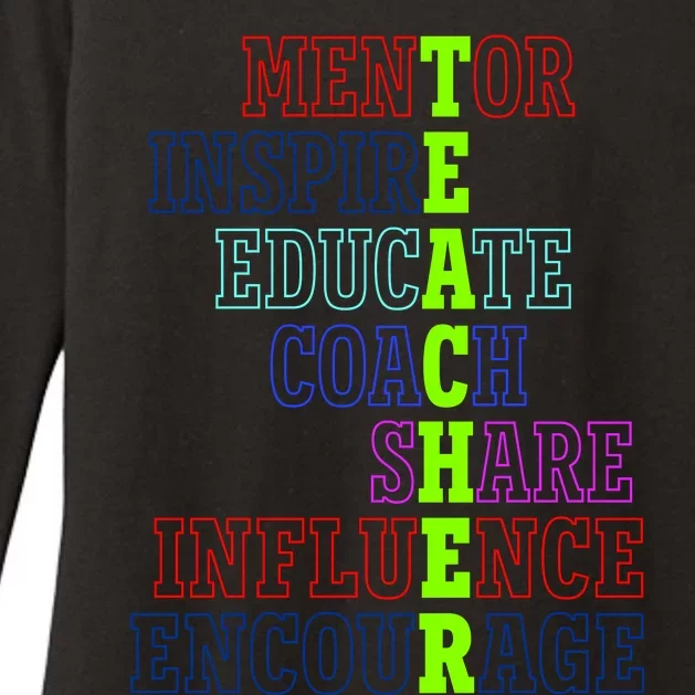 Teacher Definition Inspirational Womens CVC Long Sleeve Shirt