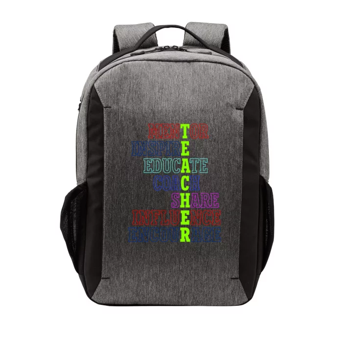 Teacher Definition Inspirational Vector Backpack