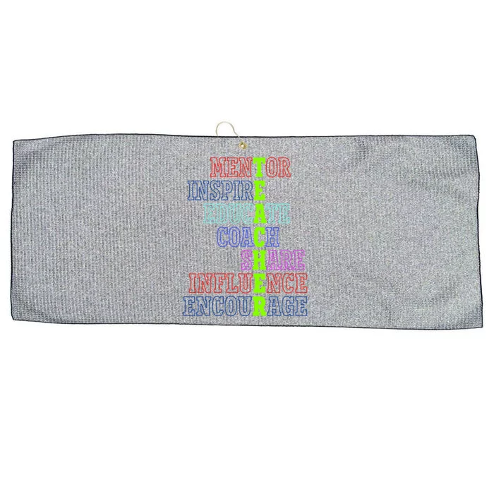 Teacher Definition Inspirational Large Microfiber Waffle Golf Towel