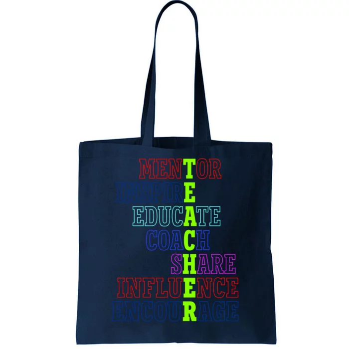 Teacher Definition Inspirational Tote Bag