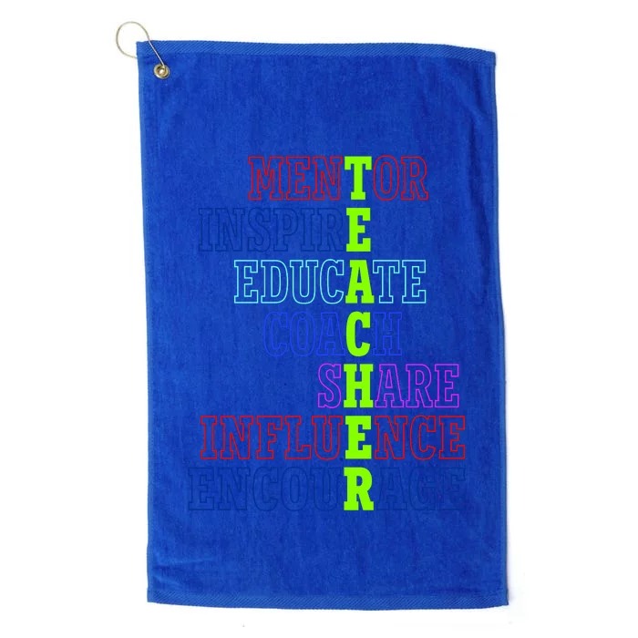 Teacher Definition Inspirational Platinum Collection Golf Towel