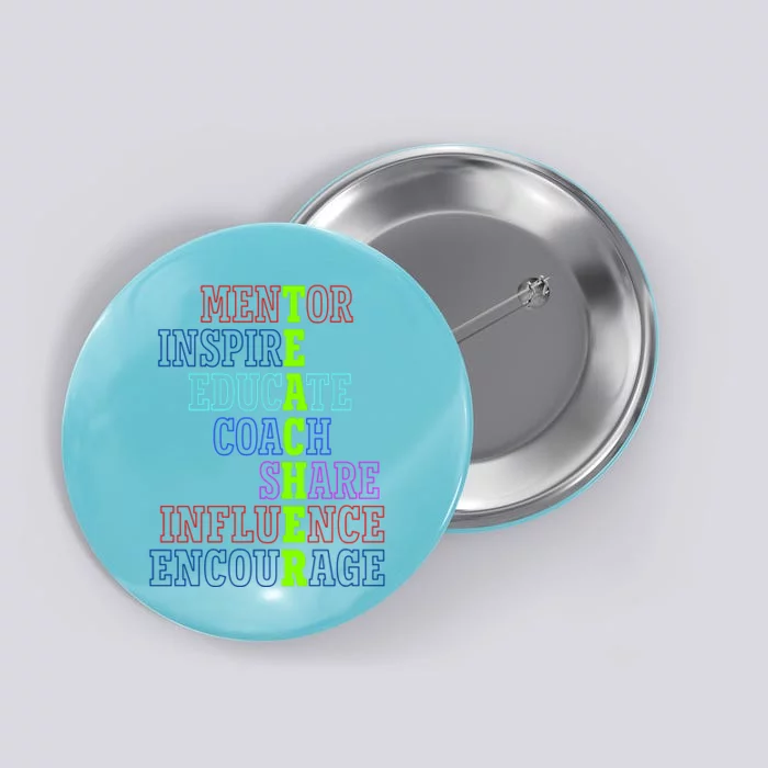 Teacher Definition Inspirational Button