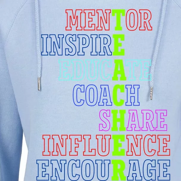 Teacher Definition Inspirational Womens Funnel Neck Pullover Hood