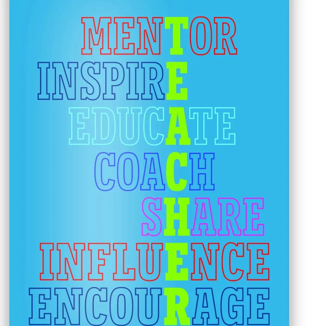 Teacher Definition Inspirational Poster