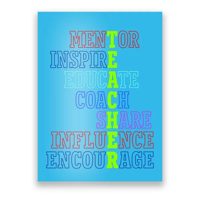 Teacher Definition Inspirational Poster