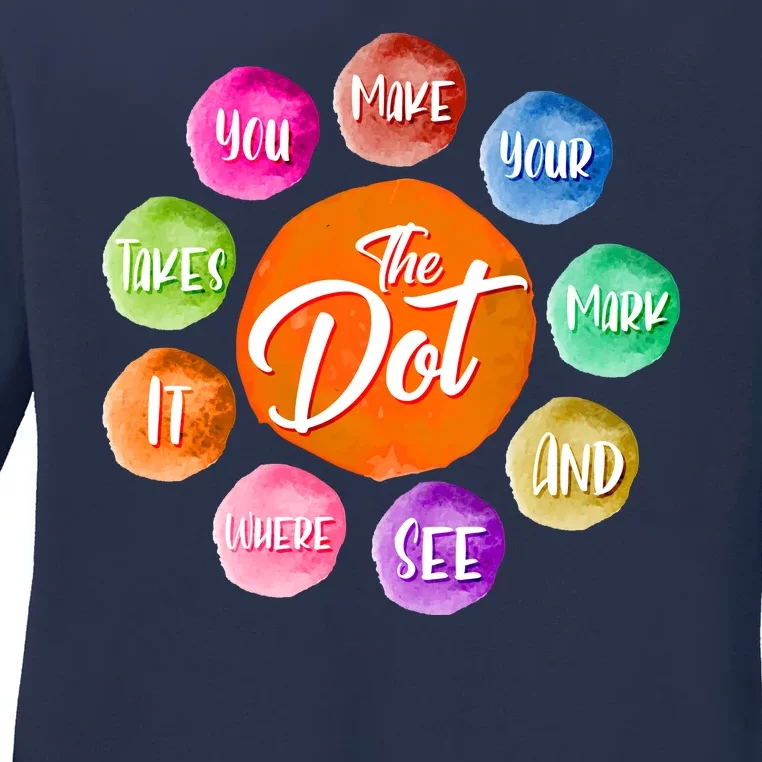 The DOT International Dot Day Ladies Long Sleeve Shirt