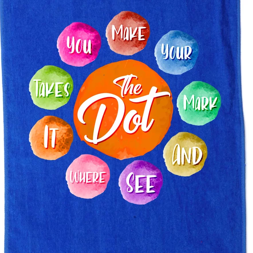 The DOT International Dot Day Platinum Collection Golf Towel