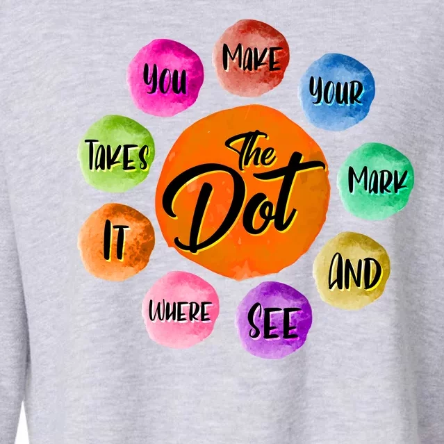 The DOT International Dot Day Cropped Pullover Crew