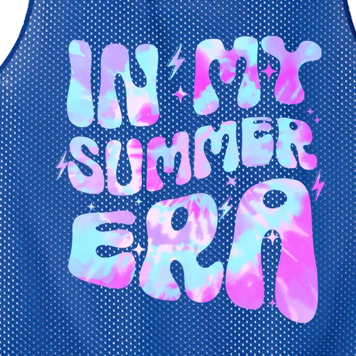 Tie Dye In My Summer Era Funny Last Day Of School Gift Mesh Reversible Basketball Jersey Tank