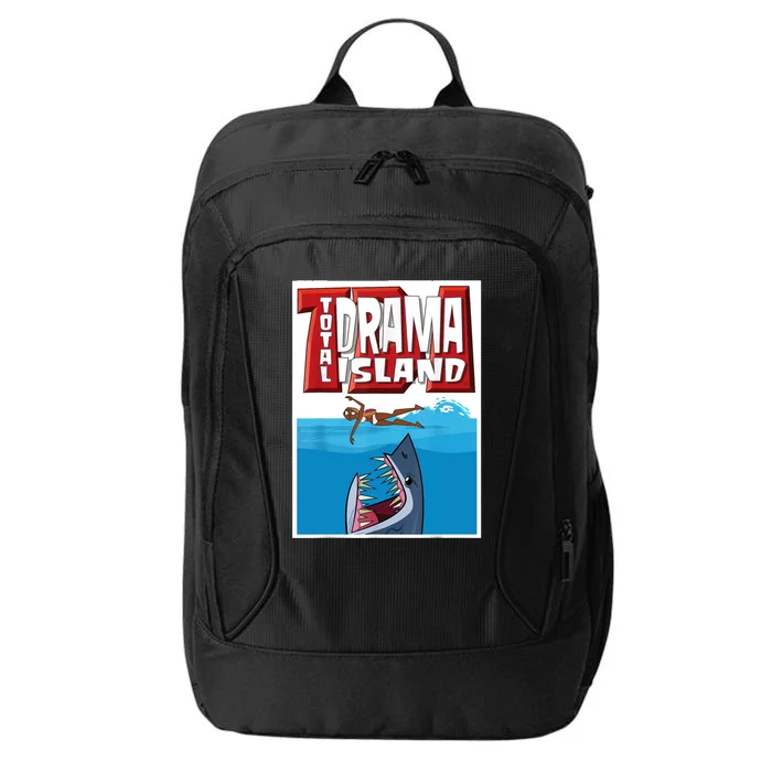 Total Drama Island Shark Logo City Backpack