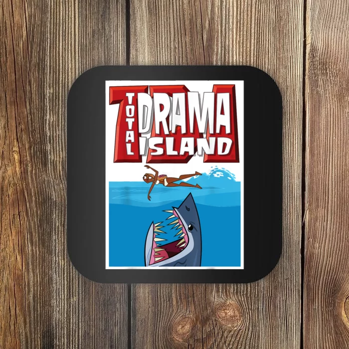 Total Drama Island Shark Logo Coaster