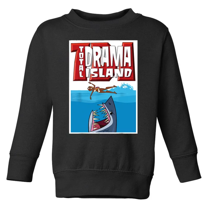 Total Drama Island Shark Logo Toddler Sweatshirt