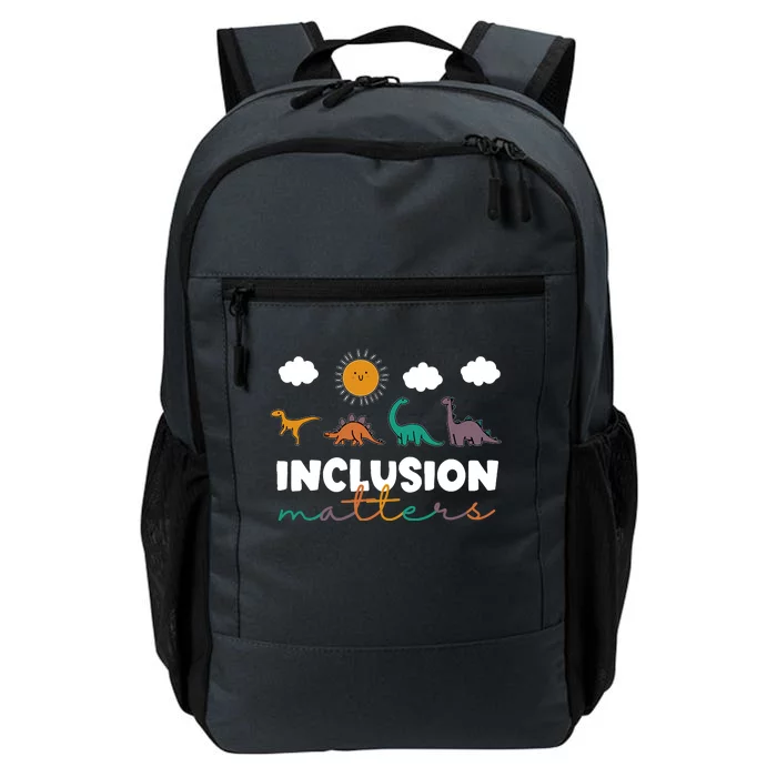 Trex Dinosaur Inclusion Matters Special Education Teacher Daily Commute Backpack