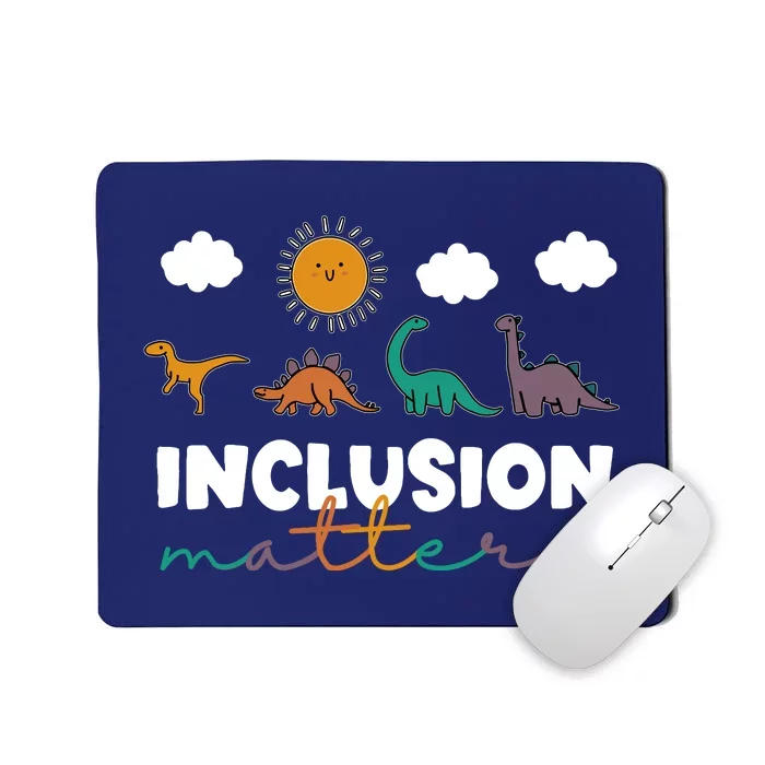 Trex Dinosaur Inclusion Matters Special Education Teacher Mousepad