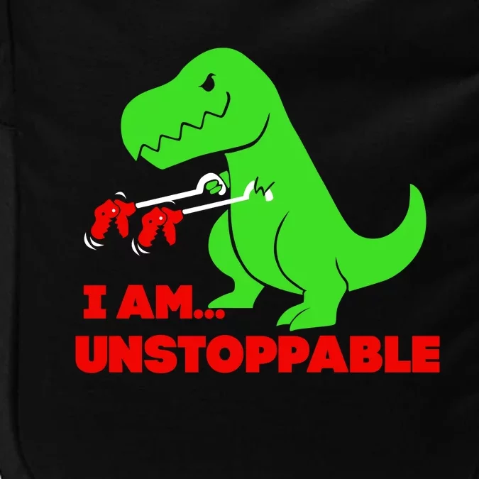 Trex Dinosaur I Am Unstoppable Gifts Xmas Impact Tech Backpack