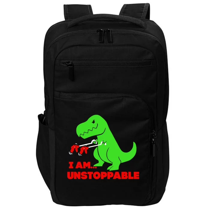 Trex Dinosaur I Am Unstoppable Gifts Xmas Impact Tech Backpack