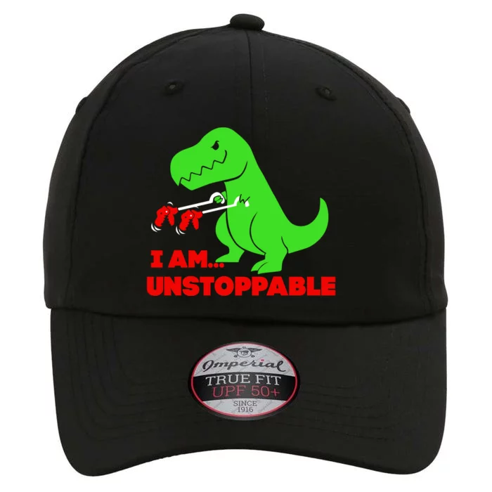 Trex Dinosaur I Am Unstoppable Gifts Xmas The Original Performance Cap