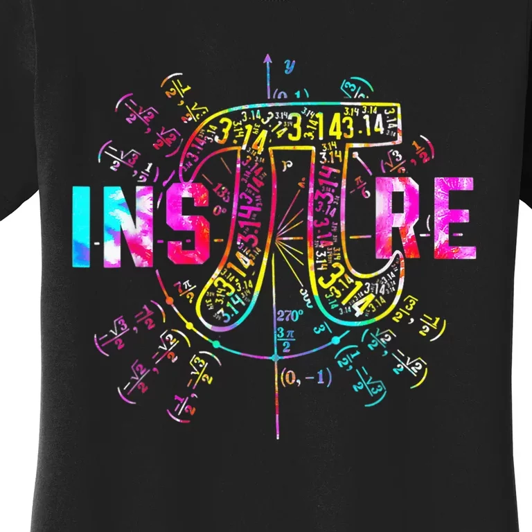 Tie Dye Inspire Pi 3 14 Day Greek Symbol Math Teacher 3 14 Women's T-Shirt