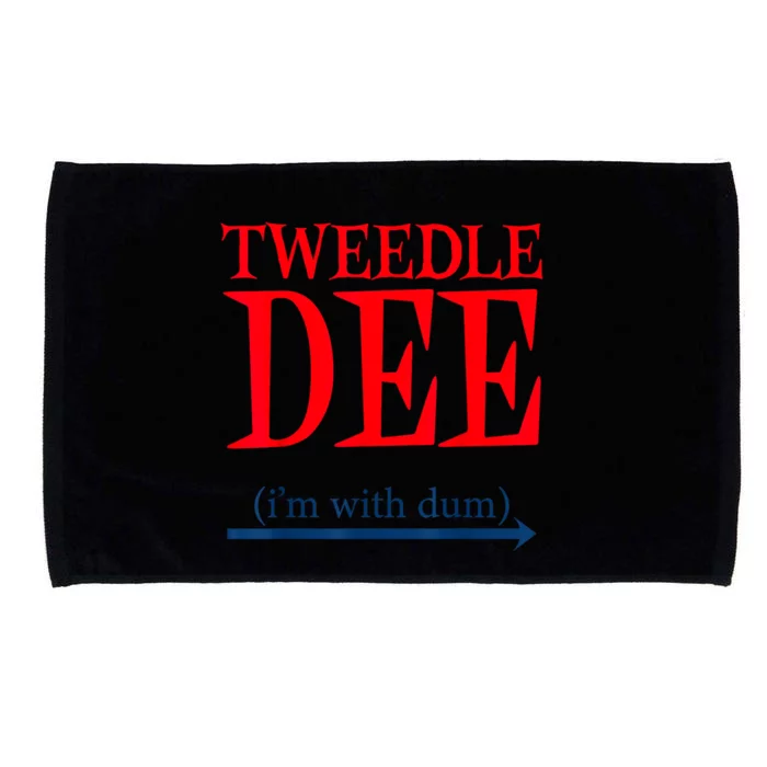 Tweedle Dee IM With Dum Lazy Couple Halloween Costumes Microfiber Hand Towel