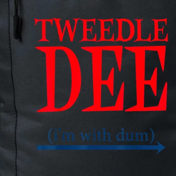 Tweedle Dee IM With Dum Lazy Couple Halloween Costumes Daily Commute Backpack