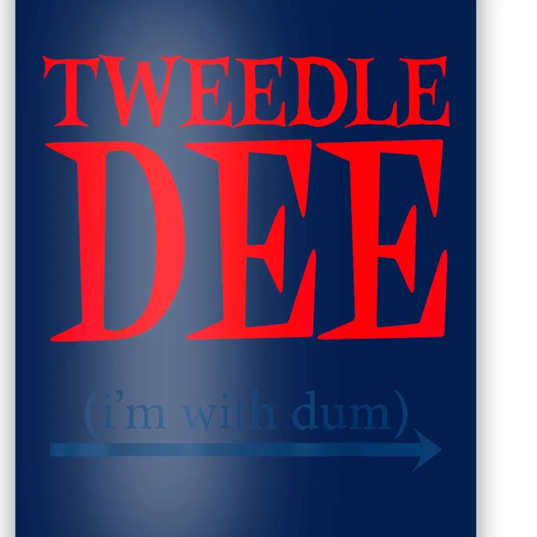 Tweedle Dee IM With Dum Lazy Couple Halloween Costumes Poster