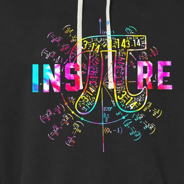 Tie Dye Inspire Pi 3 14 Day Greek Symbol Math Teacher 3 14 Garment-Dyed Fleece Hoodie