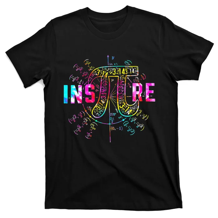 Tie Dye Inspire Pi 3 14 Day Greek Symbol Math Teacher 3 14 T-Shirt