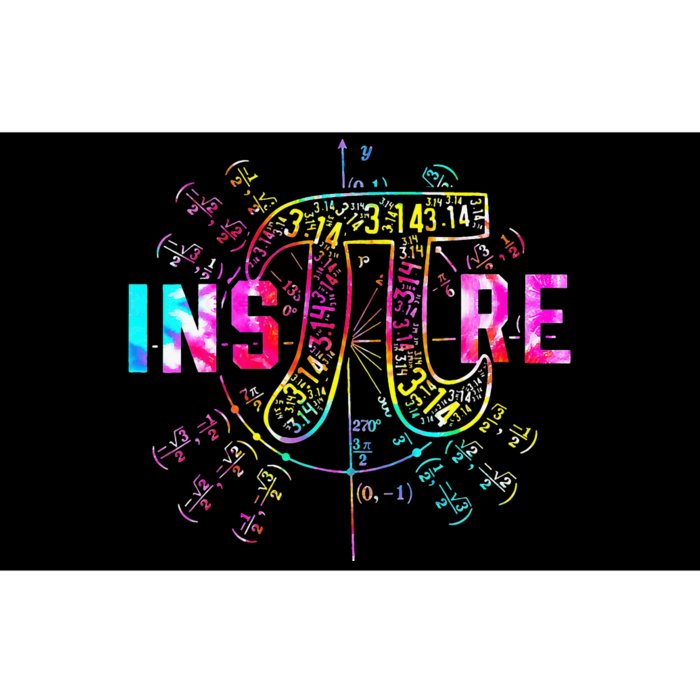 Tie Dye Inspire Pi 3 14 Day Greek Symbol Math Teacher 3 14 Bumper Sticker