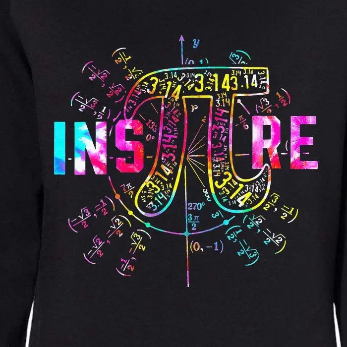 Tie Dye Inspire Pi 3 14 Day Greek Symbol Math Teacher 3 14 Womens California Wash Sweatshirt