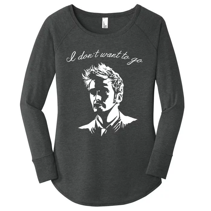 Tenth Doctor I Don&X27;T Want To Go Women's Perfect Tri Tunic Long Sleeve Shirt