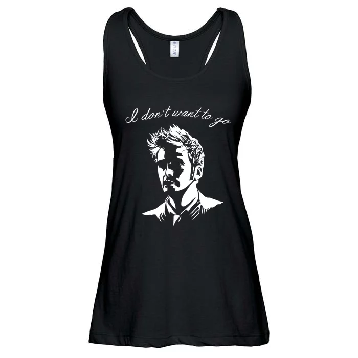 Tenth Doctor I Don&X27;T Want To Go Ladies Essential Flowy Tank