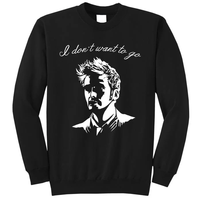 Tenth Doctor I Don&X27;T Want To Go Tall Sweatshirt