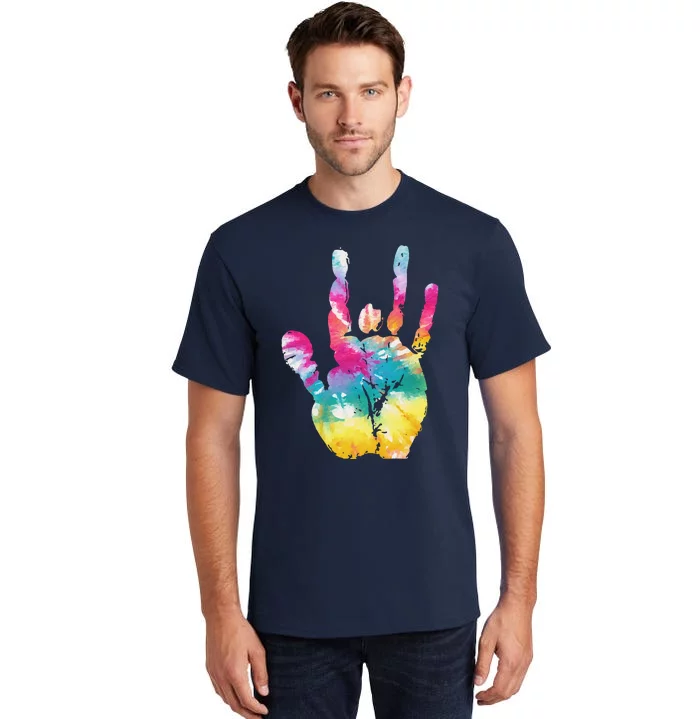 Tie Dye Jerry Hand Vintage Tall T-Shirt