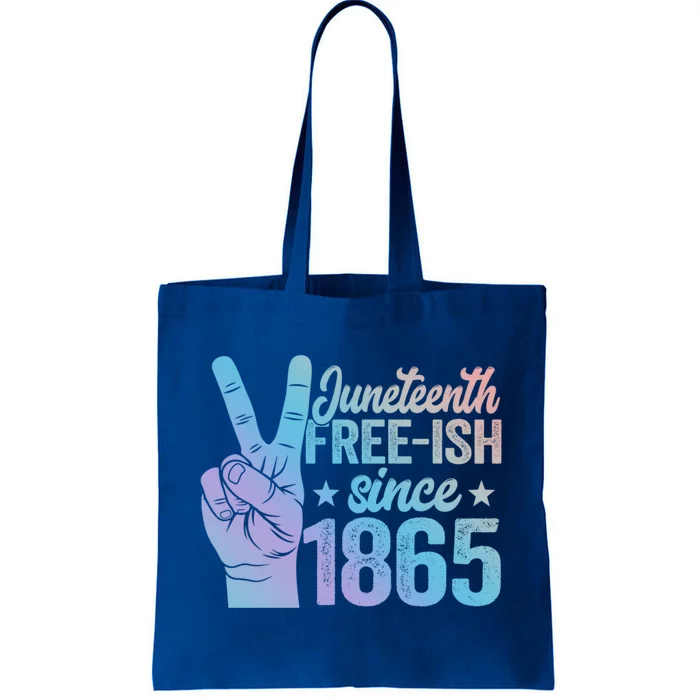 Tie Dye Juneteenth Black History Freegiftish Since 1865 African Gift Tote Bag