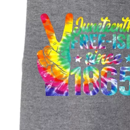 Tie Dye Juneteenth Black History Freegreat Giftish Since 1865 African Cool Gift Doggie 3-End Fleece Hoodie