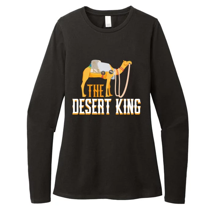 The Desert King Desert Animal Camel Meaningful Gift Womens CVC Long Sleeve Shirt