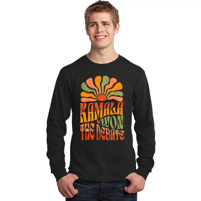 The Debate Kamala Harris Tim Walz Election 2024 Long Sleeve Shirt