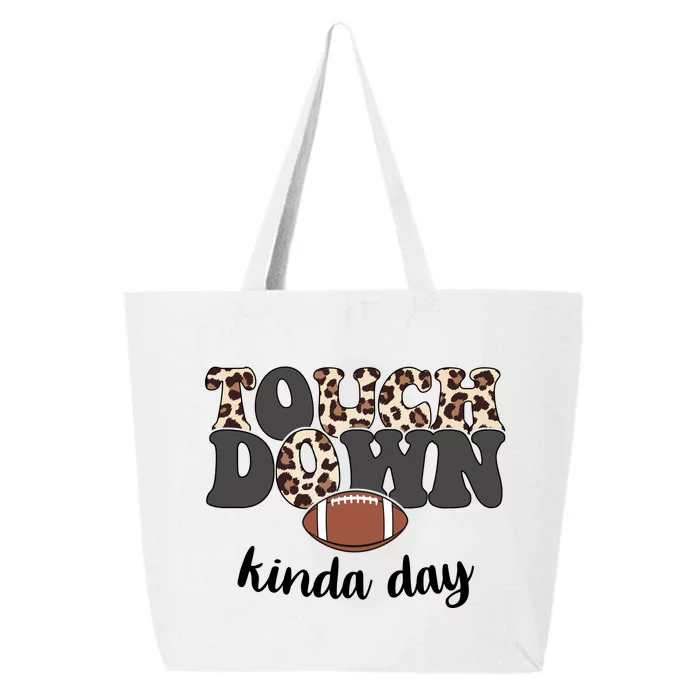 Touch Down Kinda Day Football Lover 25L Jumbo Tote