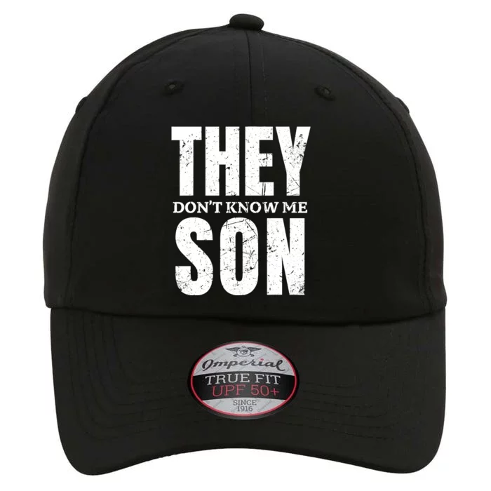 They Dont Know Me Son Bodybuilder Workout Gym Motivation The Original Performance Cap